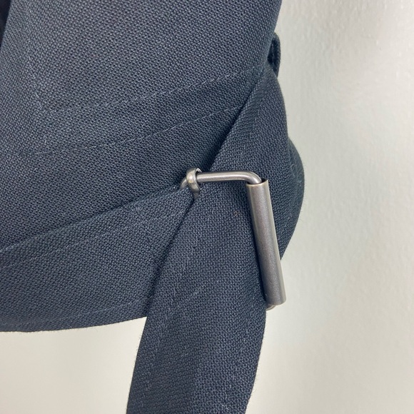 Helmut Lang Black Trench Coat - Picture 5 of 6